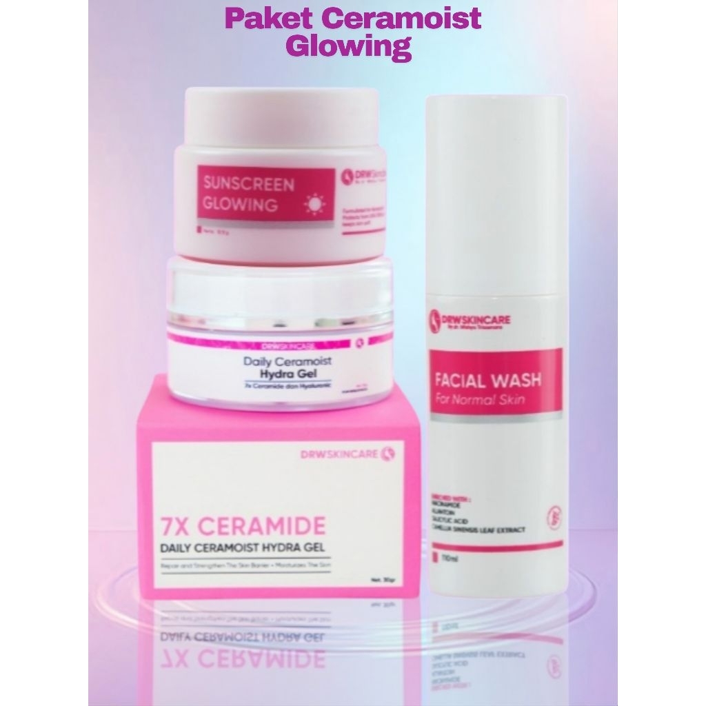 Paket Ceramoist Glowing Drw Skincare