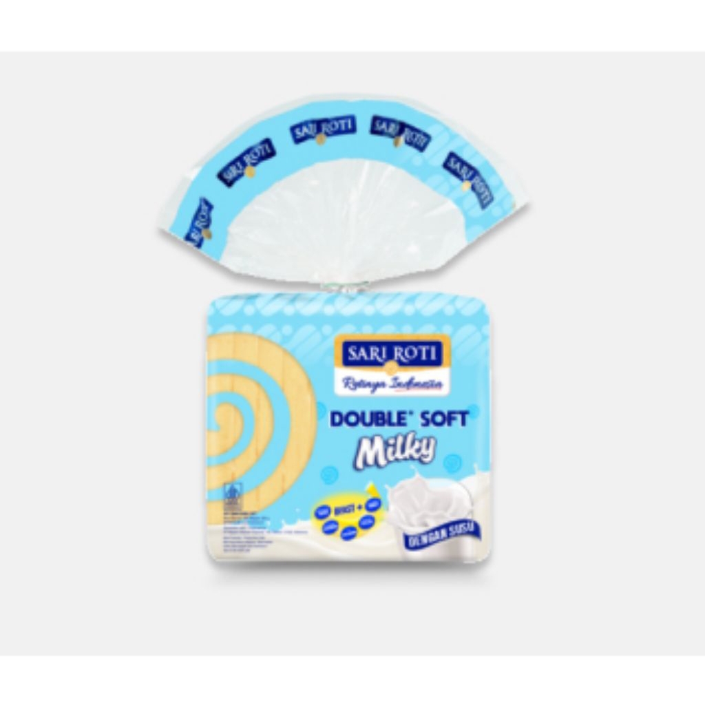 

SARI ROTI Tawar Double Soft Milky Lembut Mengandung nutrisi Enak