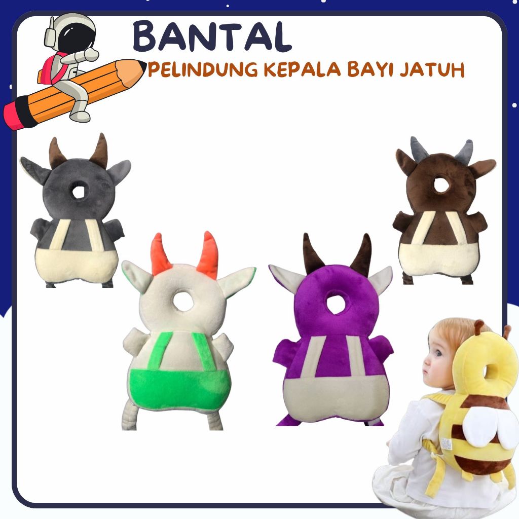 BANTAL PELINDUNG KEPALA BAYI-PELINDUNG KEPALA BAYI ANAK JATUH BELAJAR BERJALAN DAN MERANGKAK-BUFFALO