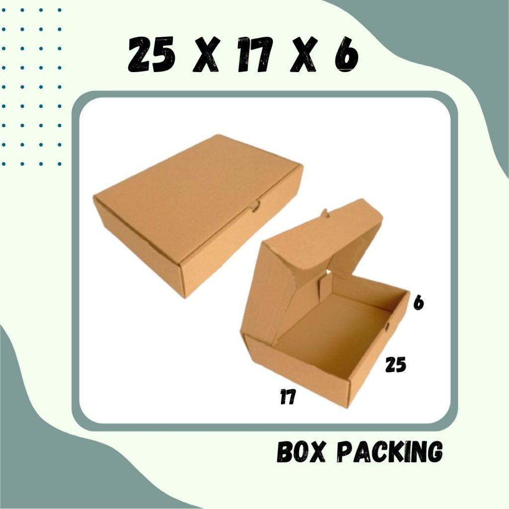 

Kardus 25x17x6 LD Box Packing Hampers Kotak Kemasan Packing Dus Baju Handuk Parfum Sahabat UMKM