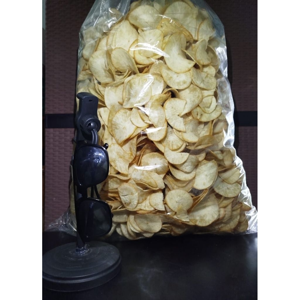 

(instan) Cemilan enak keripik ubi rasa original/keripik gurih