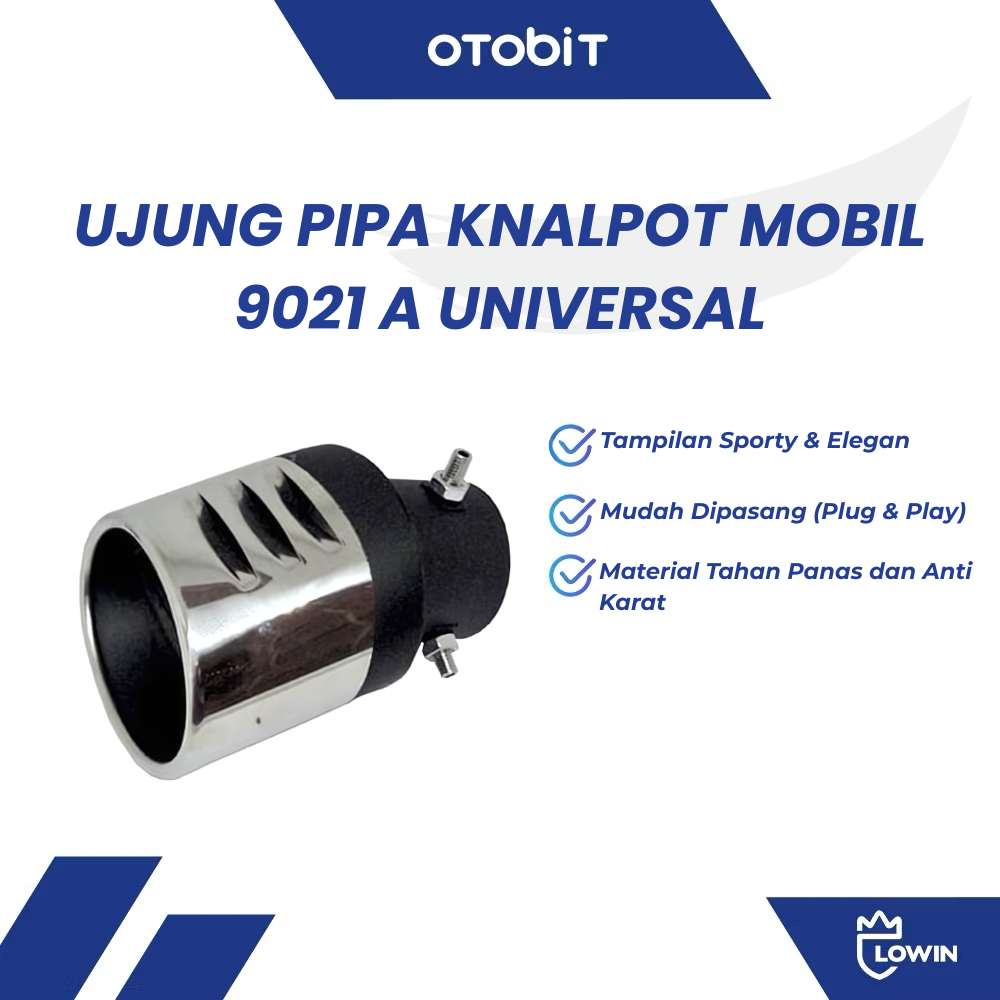 Ujung Pipa Knalpot Mobil Universal / Variasi Silencer Knalpot Mobil Universal 9021 A