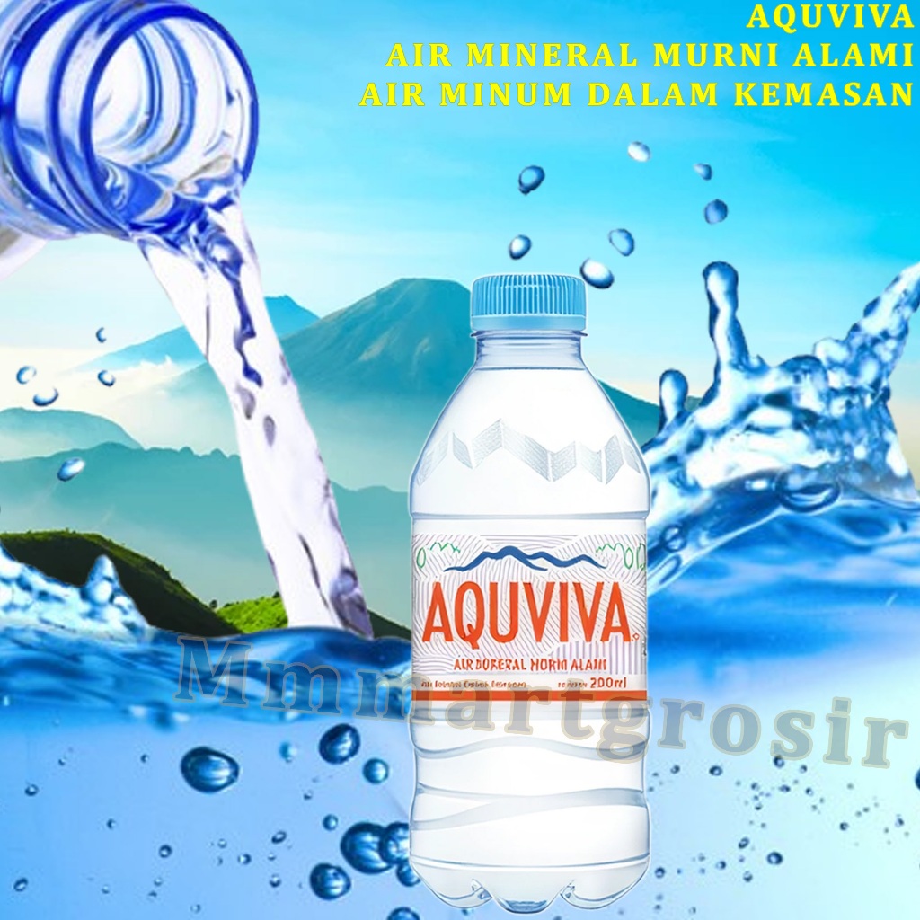 

Aquviva / Air Mineral Murni Alami / Air Minum Dalam Kemasan / 250ml