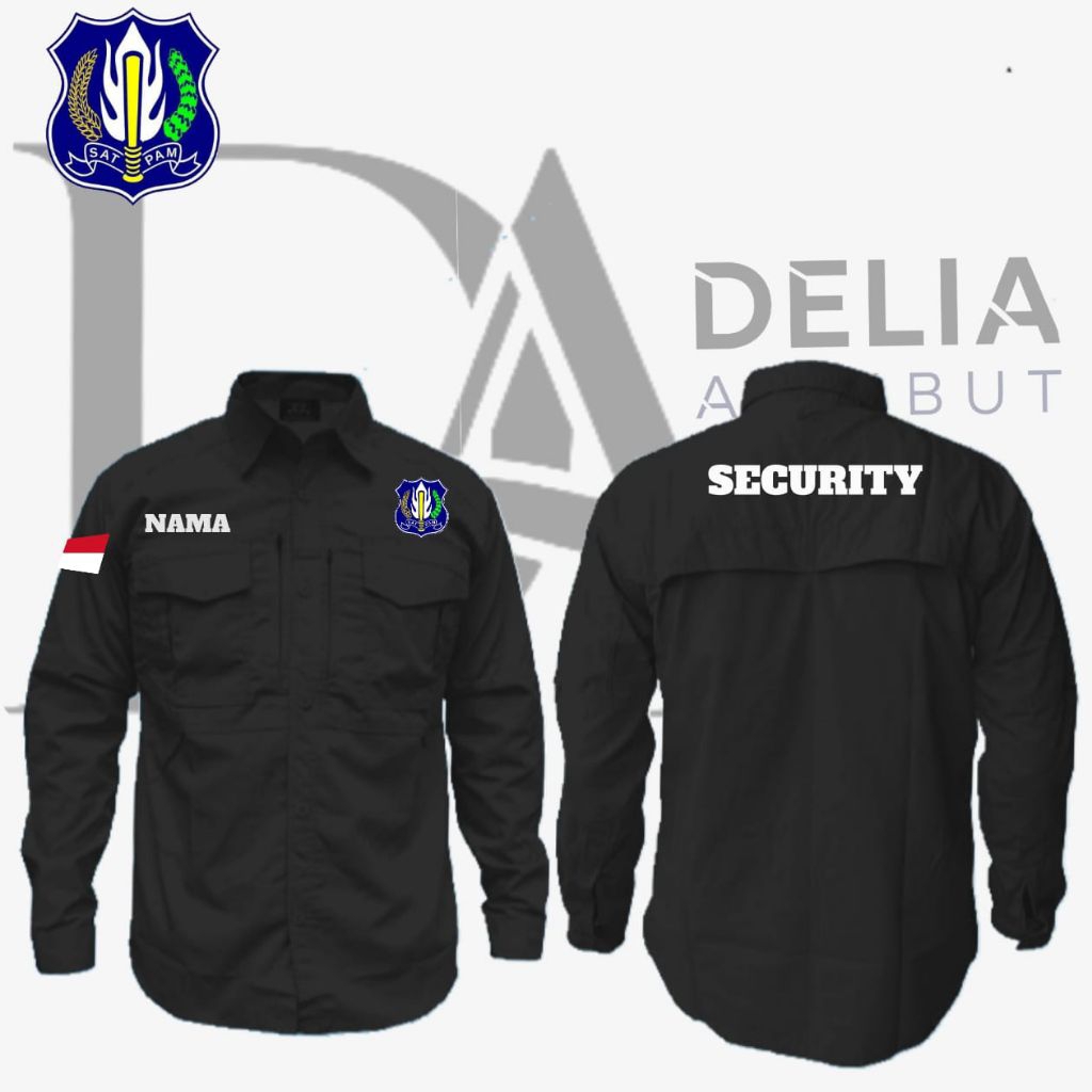kemeja mteck security / kemeja pdh scurity / kemeja pdh security / kemeja security / baju security /
