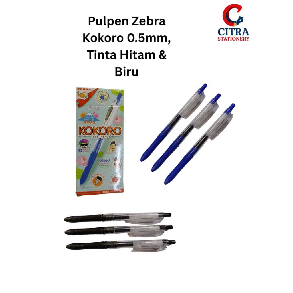 

Pen Zebra Kokoro 0.5, pulpen cetek Nyaman