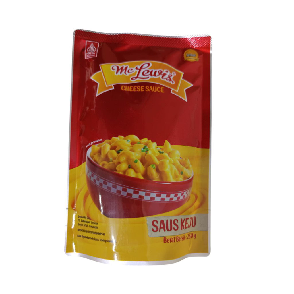 

Mc Lewis Cheese Sauce / Saos Keju 250 gr