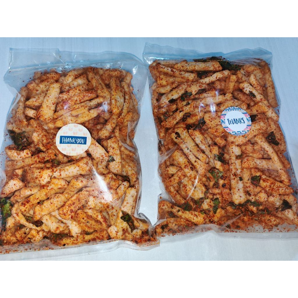 

Forcysn Basreng Daun Jeruk 1 Kg Renyah Bumbu Melimpah