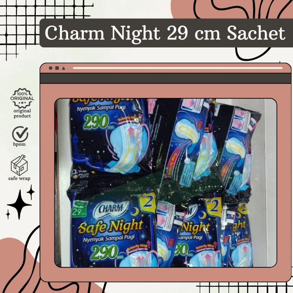 Charm Night 29 cm Sachet (1 Renceng isi 10)