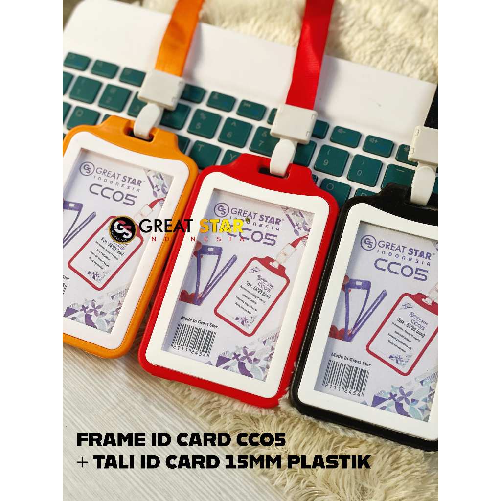 

FRAME ID CCO5 + TALI ID CARD 15MM PLASTIK