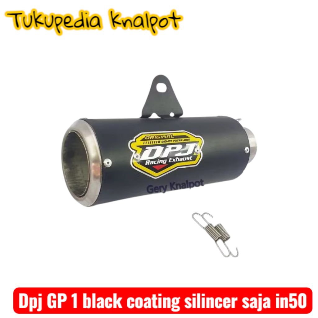 Silincer Knalpot DPJ Gp1 Knalpot Silincer DPJ gp1 doft/black Terbaru Terlaris