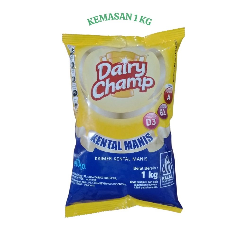 

Dairy Champ Susu Kental Manis 1 Kg