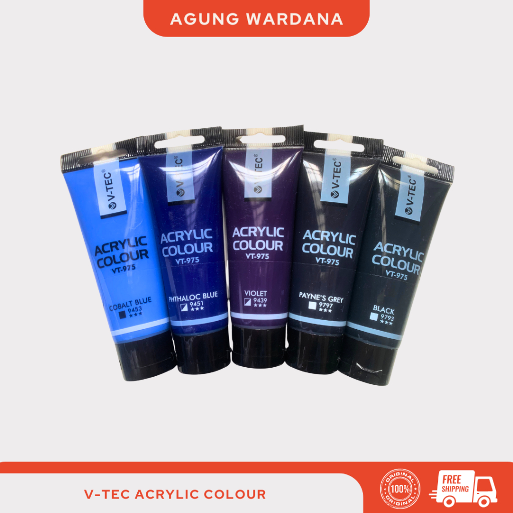 

CAT AKRILIK V-TEC 75ML / V-TEC ARTIST ACRYLIC PAINT 75ML