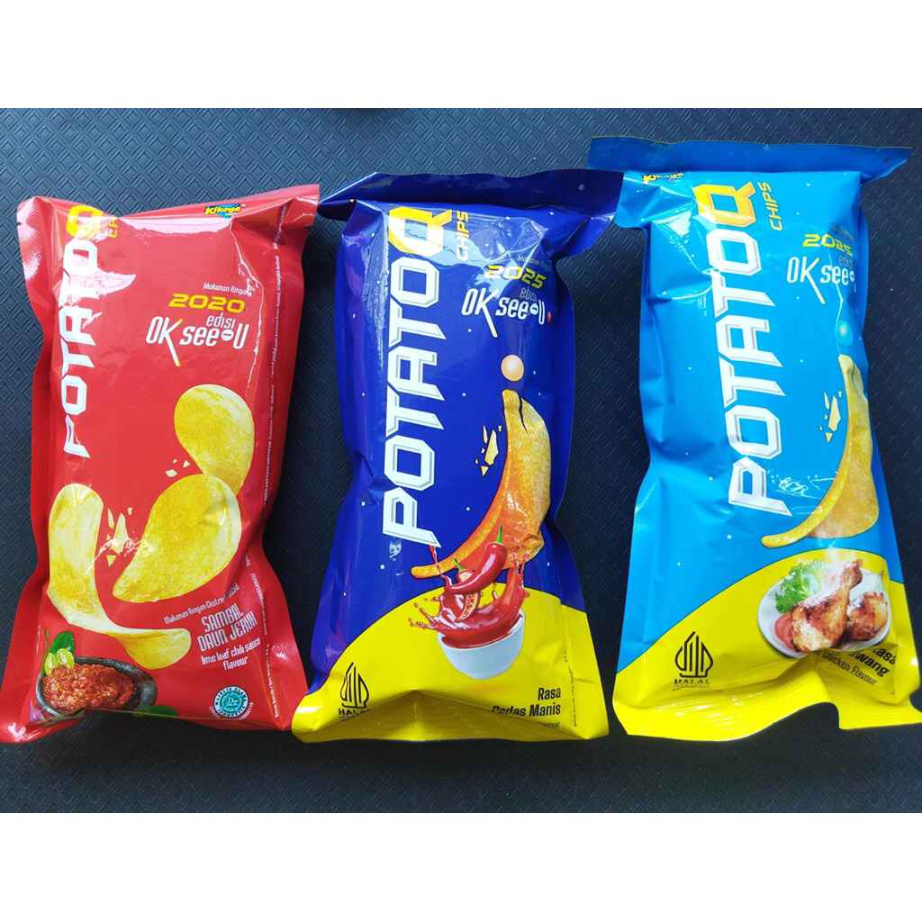 

Potato Q Chips 1 Pack isi 10pcs