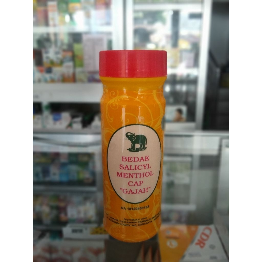 Bedak Salicyl Menthol Cap "Gajah"