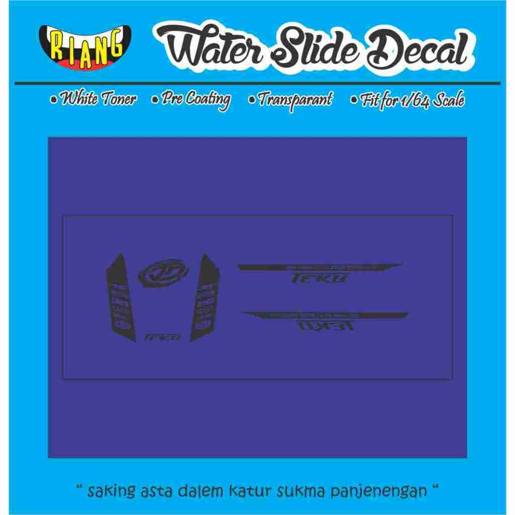 Decal Waterslide Hot Wheels Acceleracers Teku Chicane