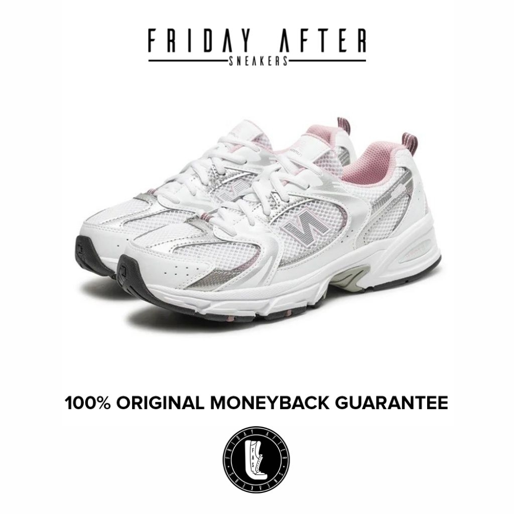 Sepatu Sneakers Wanita New Balance 530 White Century Pink GS GR530GK Original Resmi