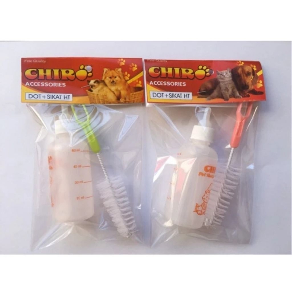 Dot Chiro Dot + Sikat Merk Chiro DOt Kucing Cat Baby Dog
