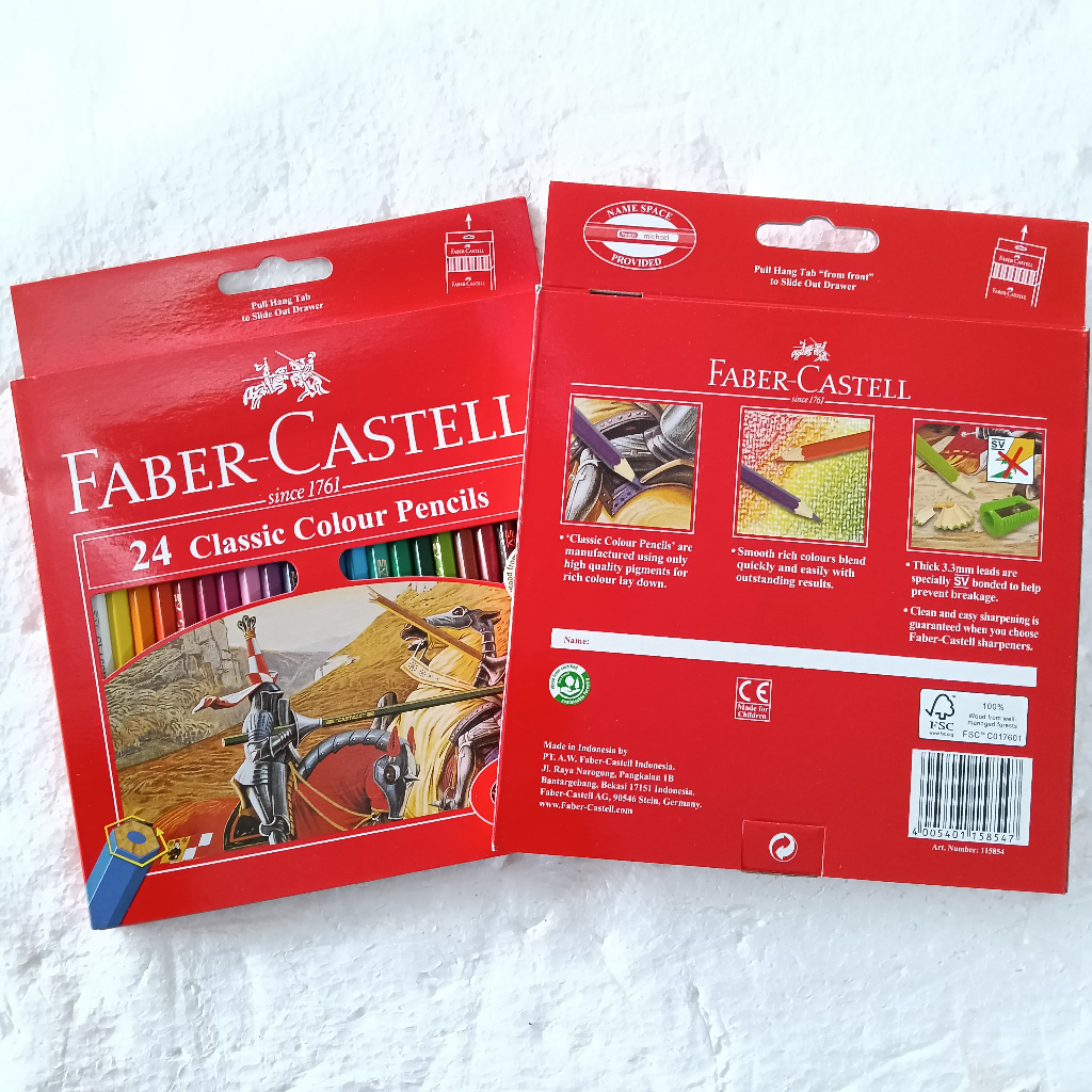 

aber-Castell Colour Pencils 24 – Ideal untuk Sekolah & Hobi Menggambar