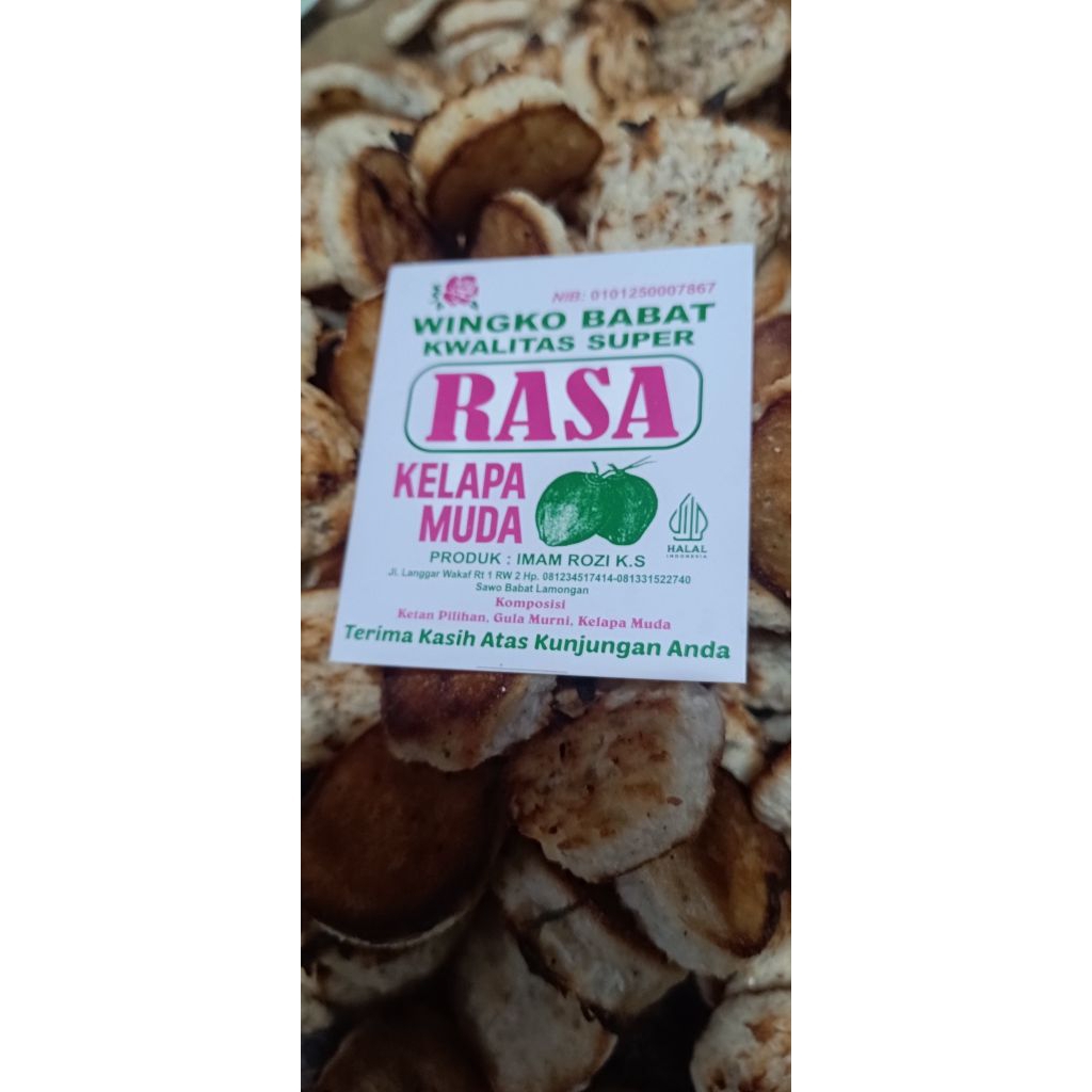 

WINGKO CAP RASA kwalitas SUPER isi 12Pcs