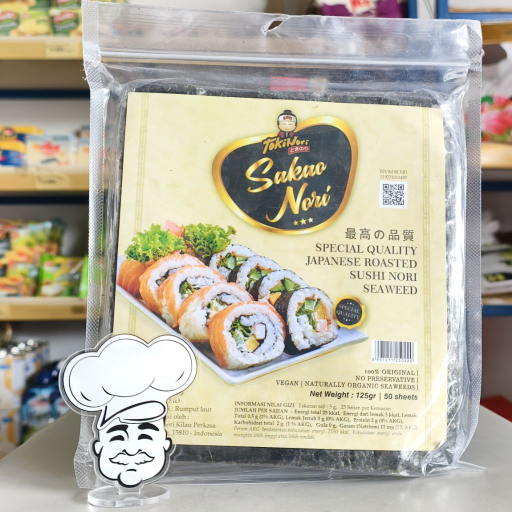 

Sakao Nori / Sushi Nori / Rumput Laut Sakao Nori (Isi 50Pcs)