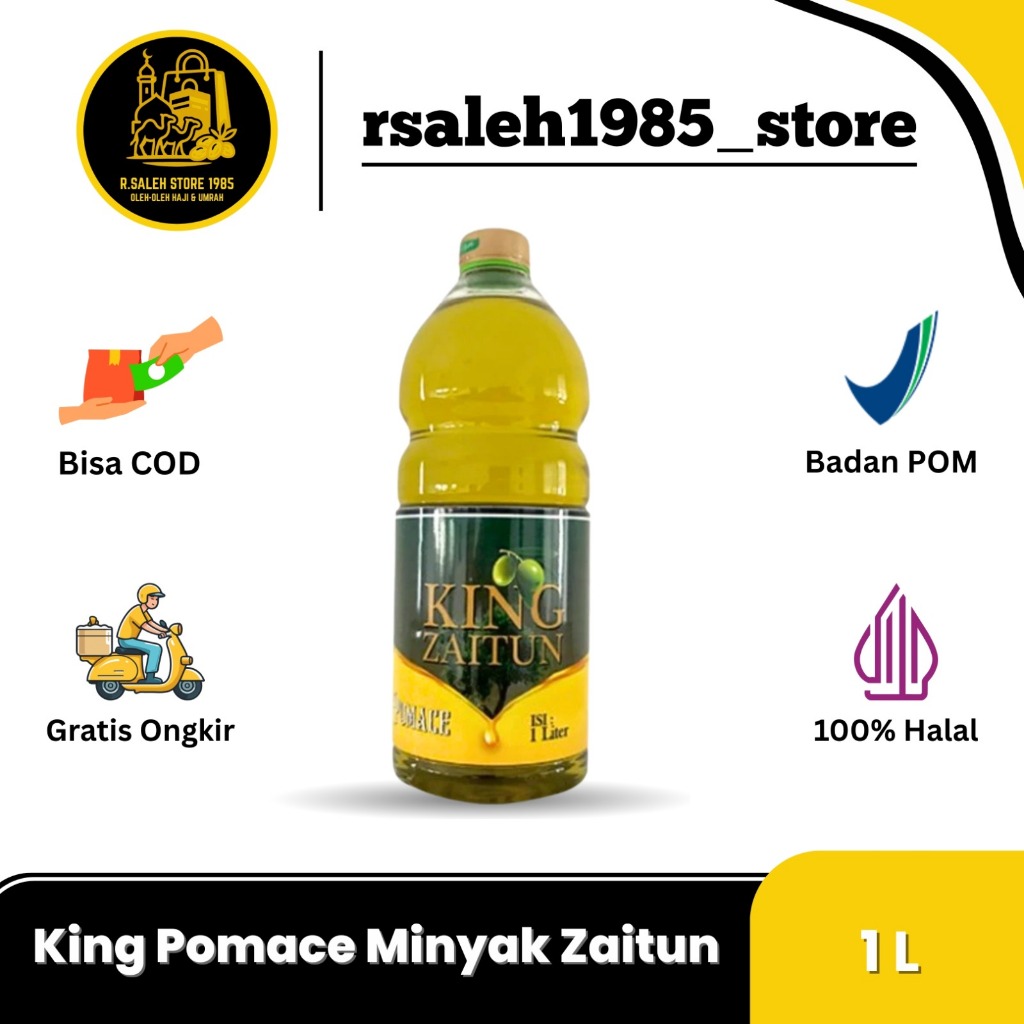 

Minyak Zaitun King Zaitun Pomace 1 Liter Pengganti Minyak Goreng Lebih sehat