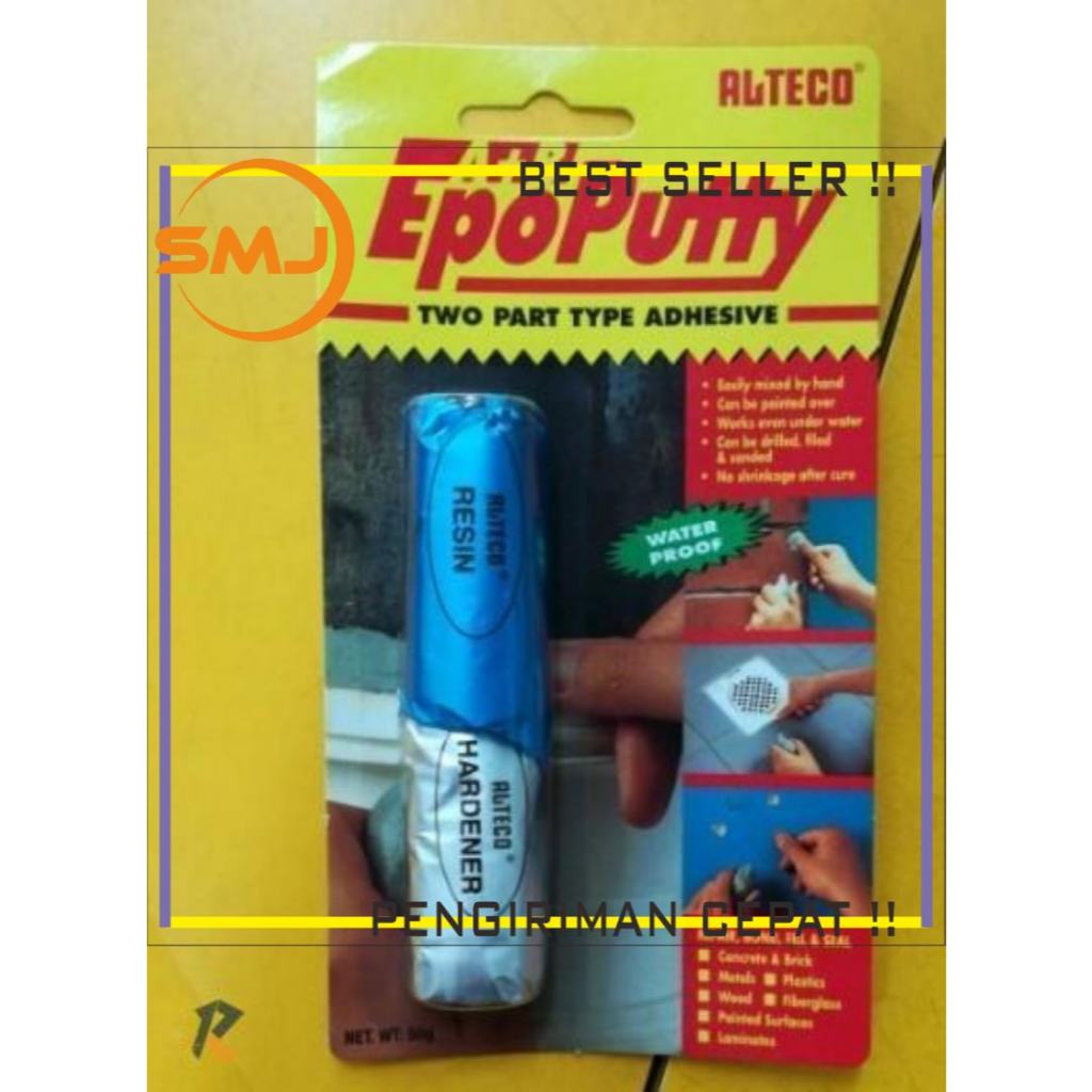 

Alteco Lem Epo Putty Serbaguna 50gr Resin Waterproof