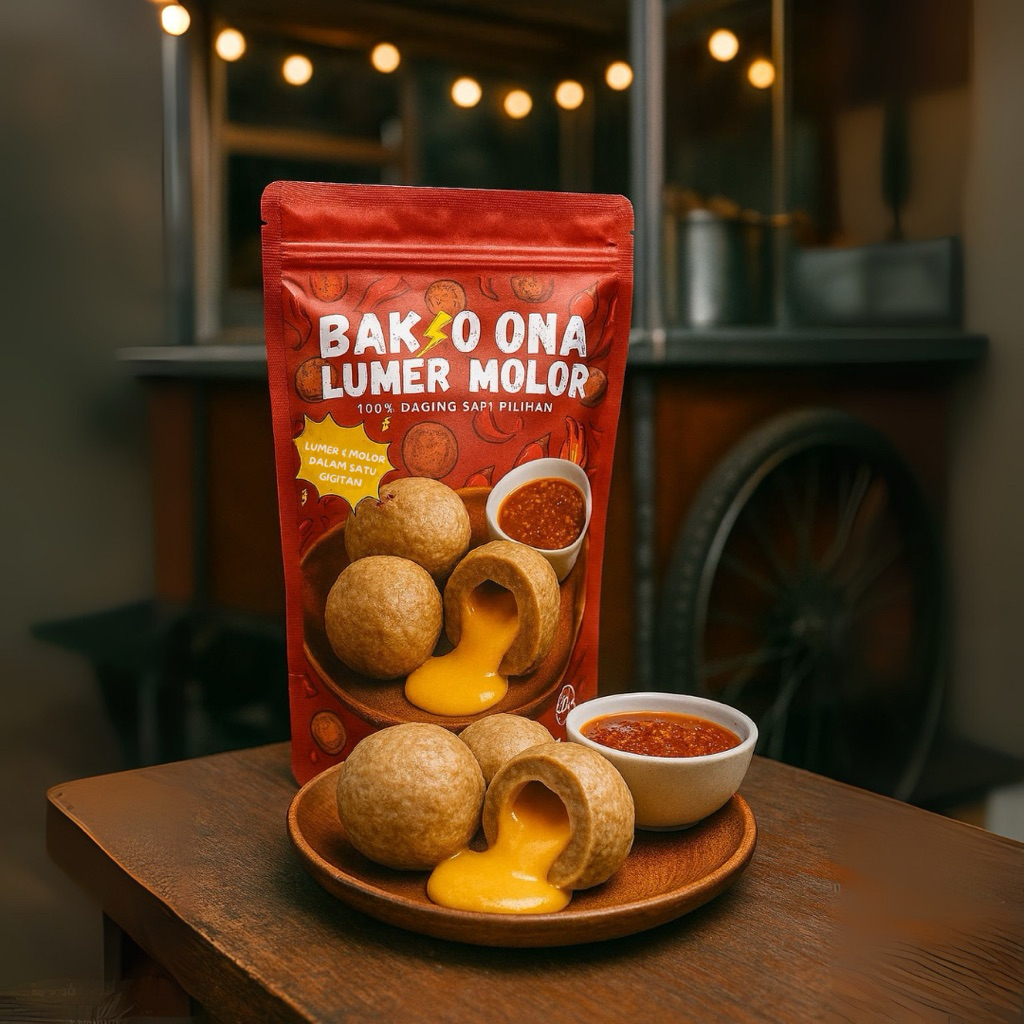 

BAKSO SAPI ONA KEJU LUMER MOLOR DENGAN DAGING SAPI PREMIUM DAN KEJU MELIMPAH Food Frozen