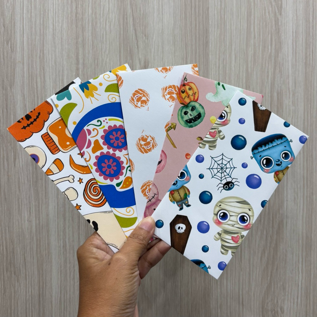 

Satuan Amplop Panjang Halloween Series Untuk Kondangan Lebaran Surat
