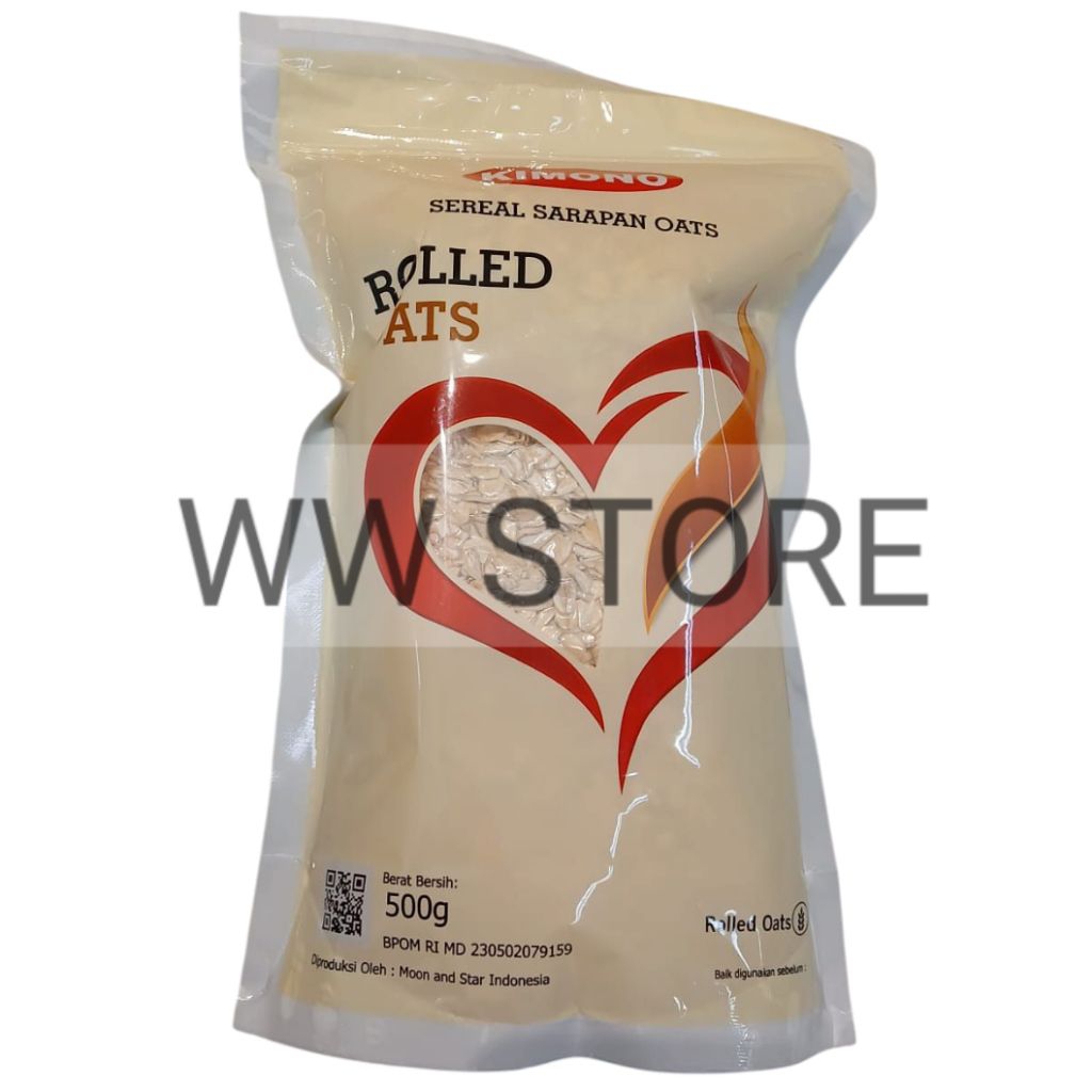

Sereal sarapan KIMONO Rolled Oats 500g