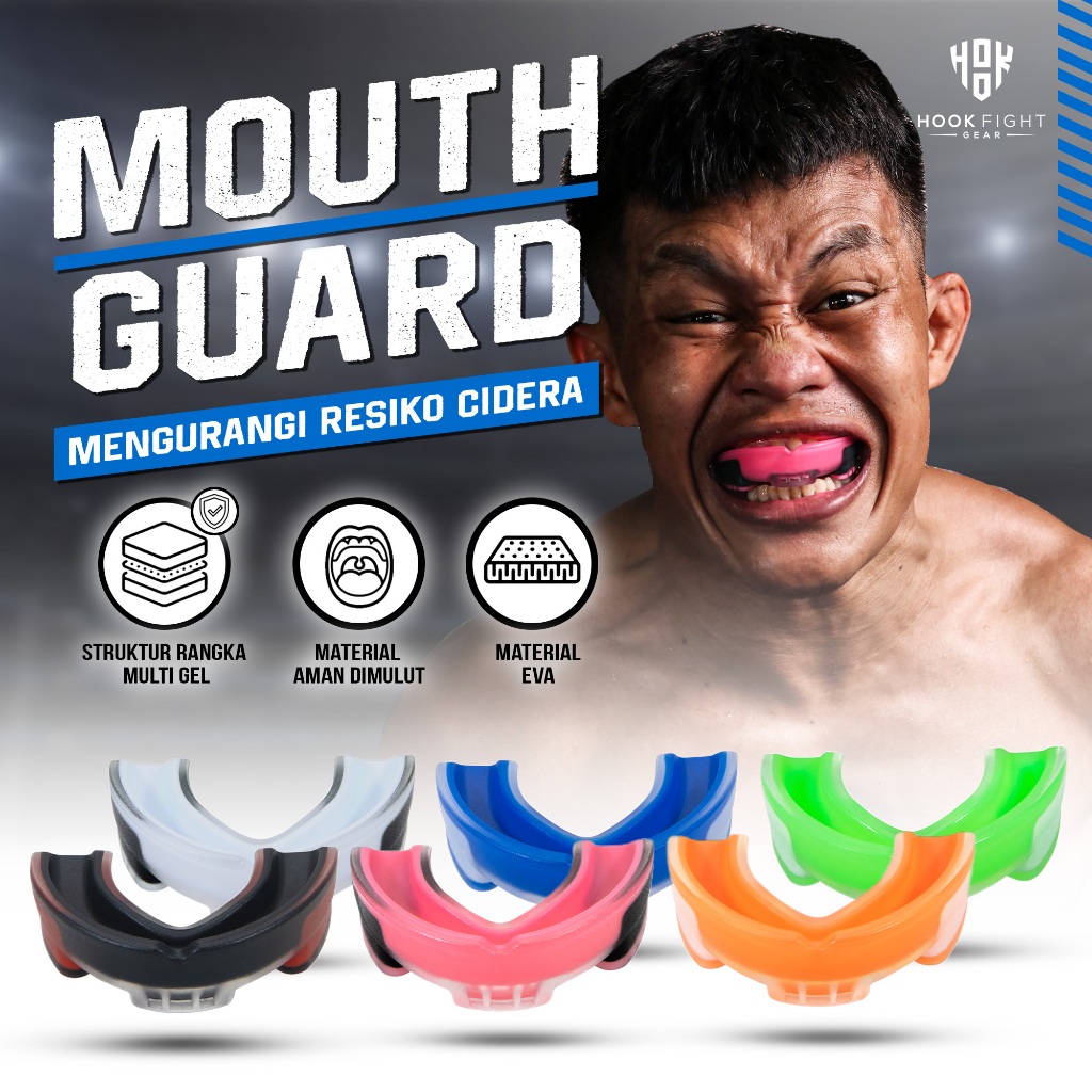 Pelindung Gigi Karate, Pelindung Gigi Taekwondo, Gamsil Muaythai, Gumshield MMA, Gamsil Boxing