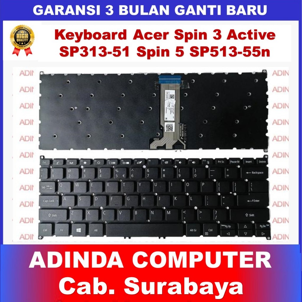 Keyboard Acer Spin 3 Active SP313-51 SP313-51N SP513-55 SP514-51
