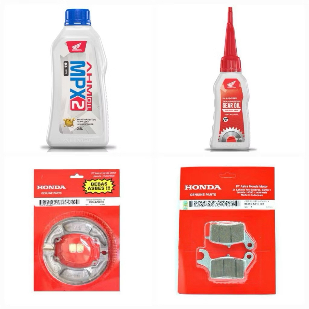 PAKET KAMPAS REM + OLI MESIN OLI GEAR VARIO 110 125 150 SCOOPY