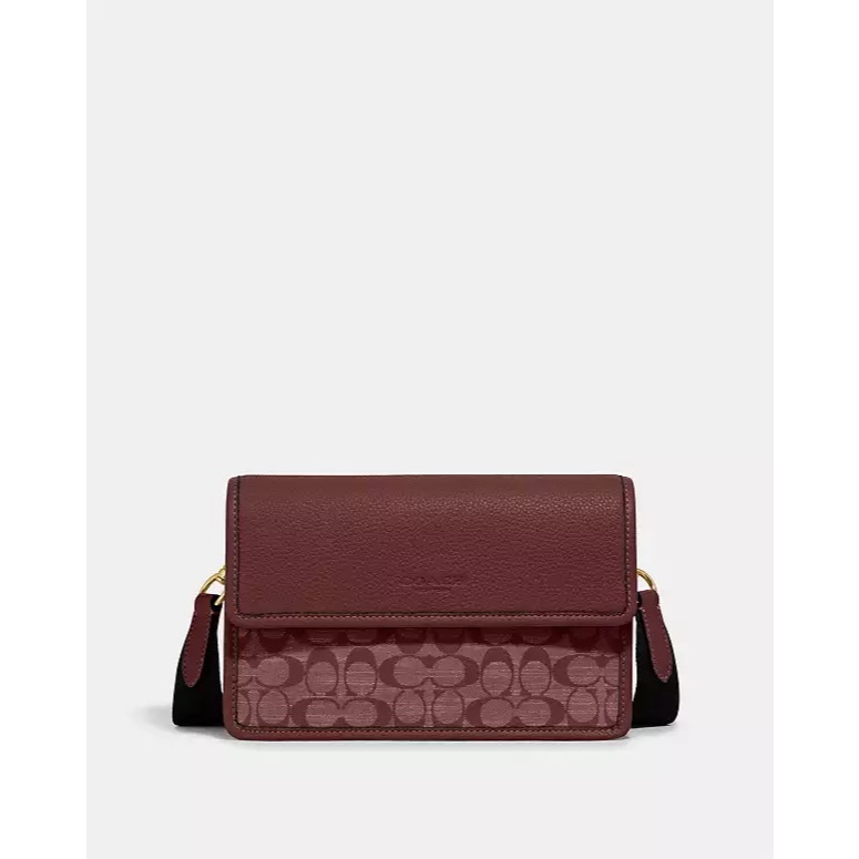 Tas CH CH828 Turner Crossbody Chambray Signature Wine Multi