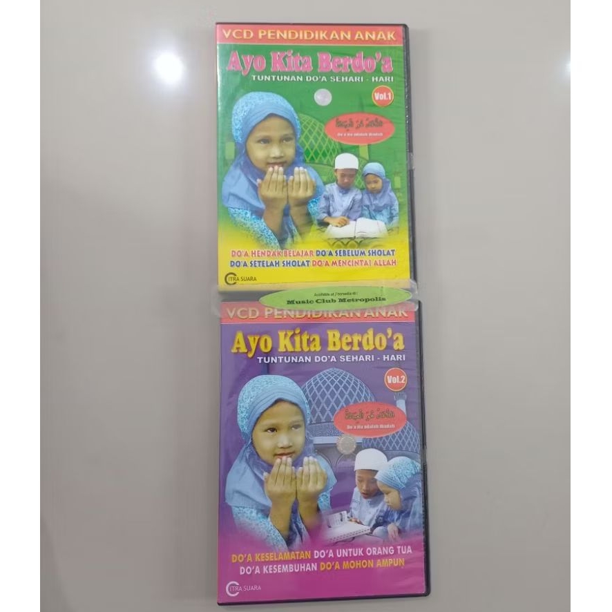 VCD ANAK ANAK MUSLIM AYO KITA BERDOA VOL.1/ VOL.2