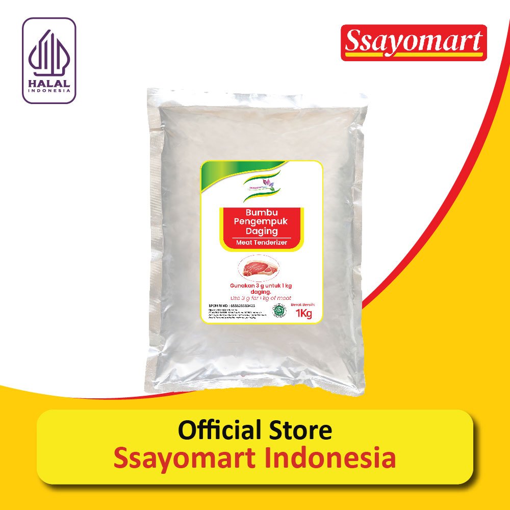 

Pengempuk Daging Bubuk / Meat Tenderizer 1 KG Halal