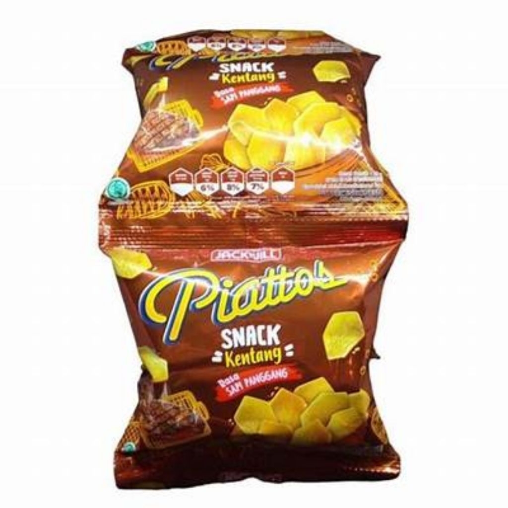 Piattos 13g Sapi Panggang 1dus isi 6renteng
