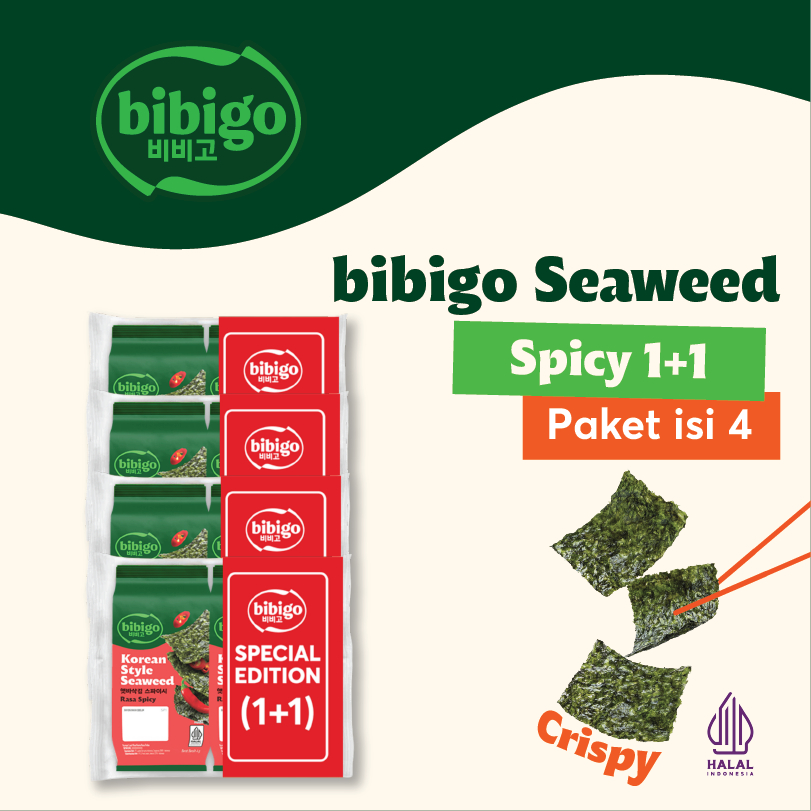 

Party Package - bibigo Korean Style Seaweed Spicy 4 Gram (1+1)