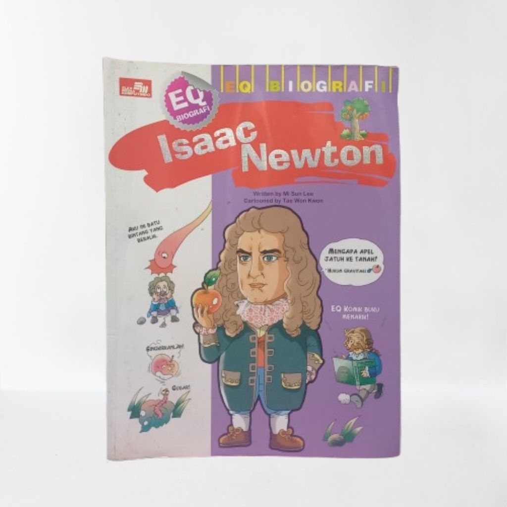 Buku Edukasi Anak anak Isaac Newton - Barang Preloved (bekas)