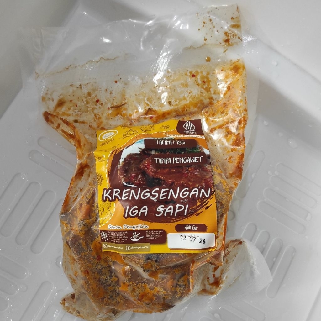 

Krengsengan Iga Sapi 400gr - Wahyu Beef / Nora Healthy Food