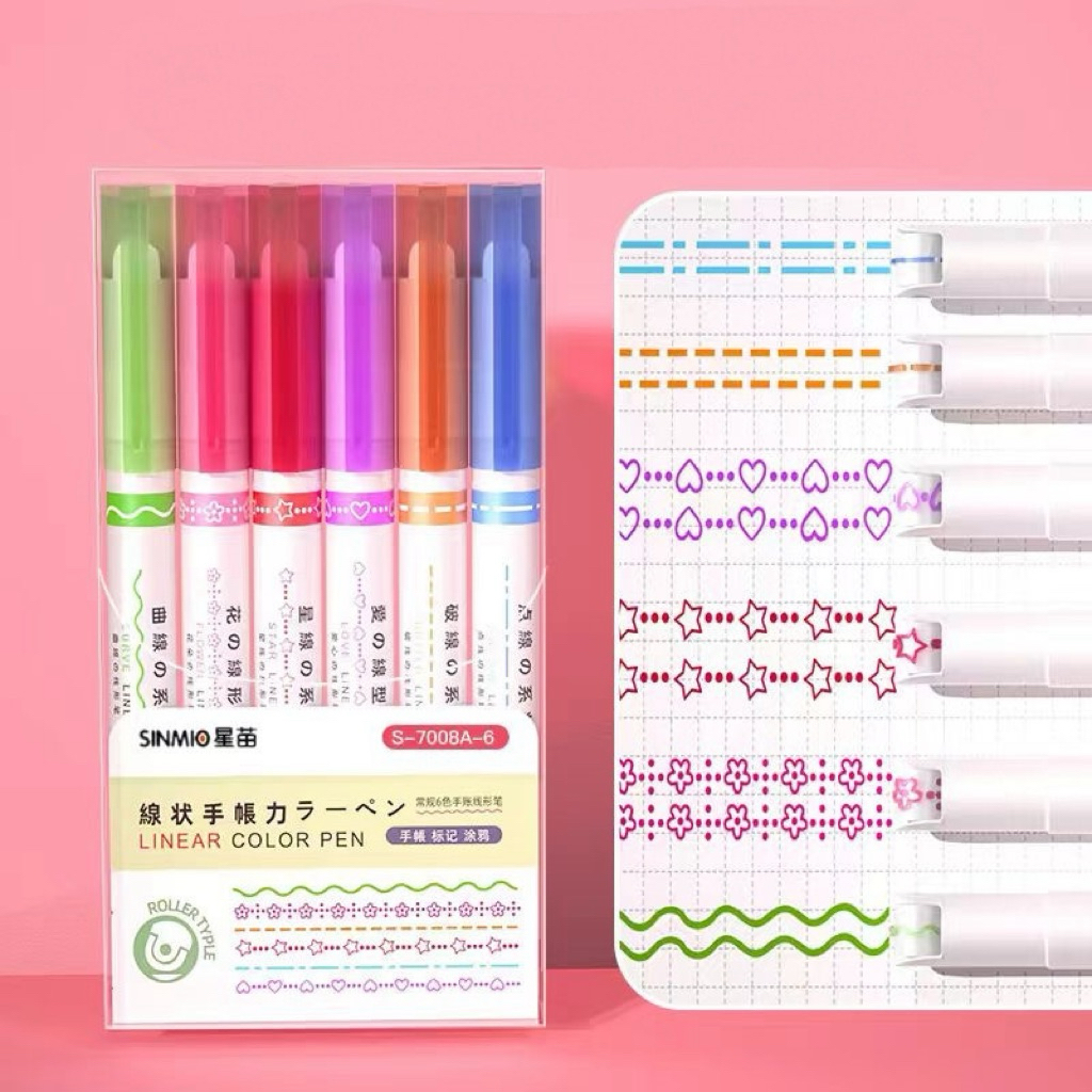 

STABILO SET 6pcs / STABILO CORAK ALAT TULIS BAGUS SPIDOL WARNA / STABILO KERTAS / STABILO SET DIY