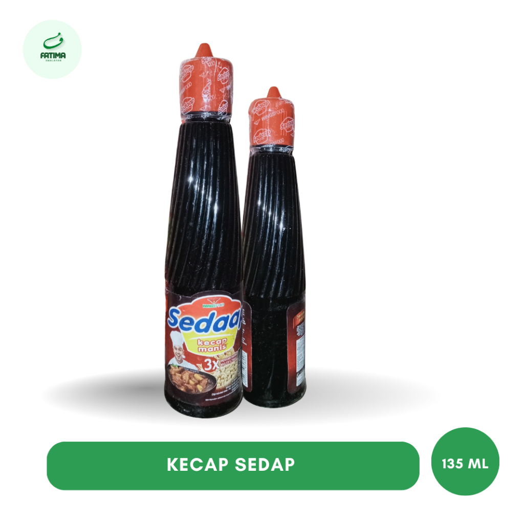 

kecap sedaap manis kemasan botol 135ml
