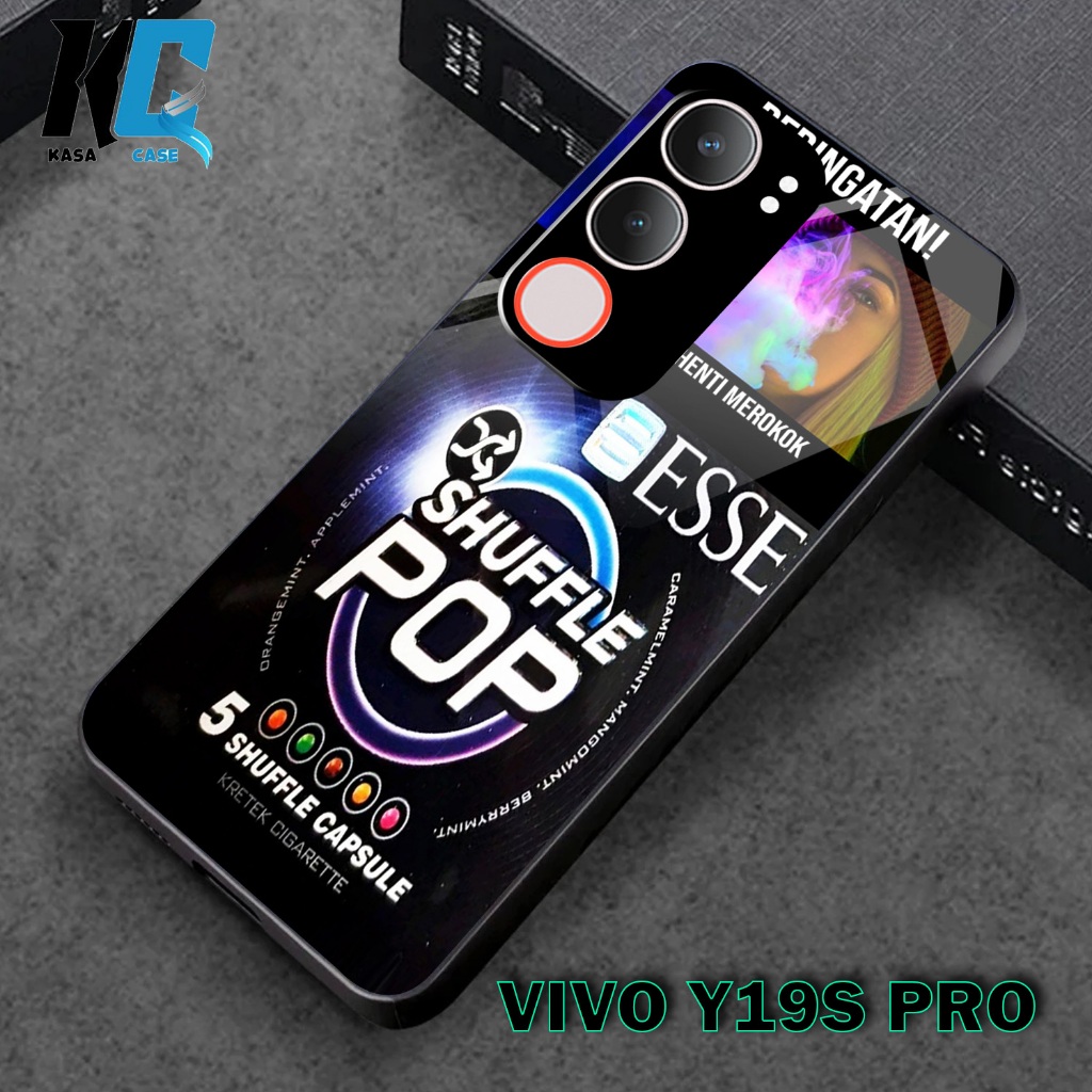 KASA CASE- Case hp VIVO Y19S PRO kesing kartun ROKOK mix lucu Fashion Case Murah Glass case - FUZE K
