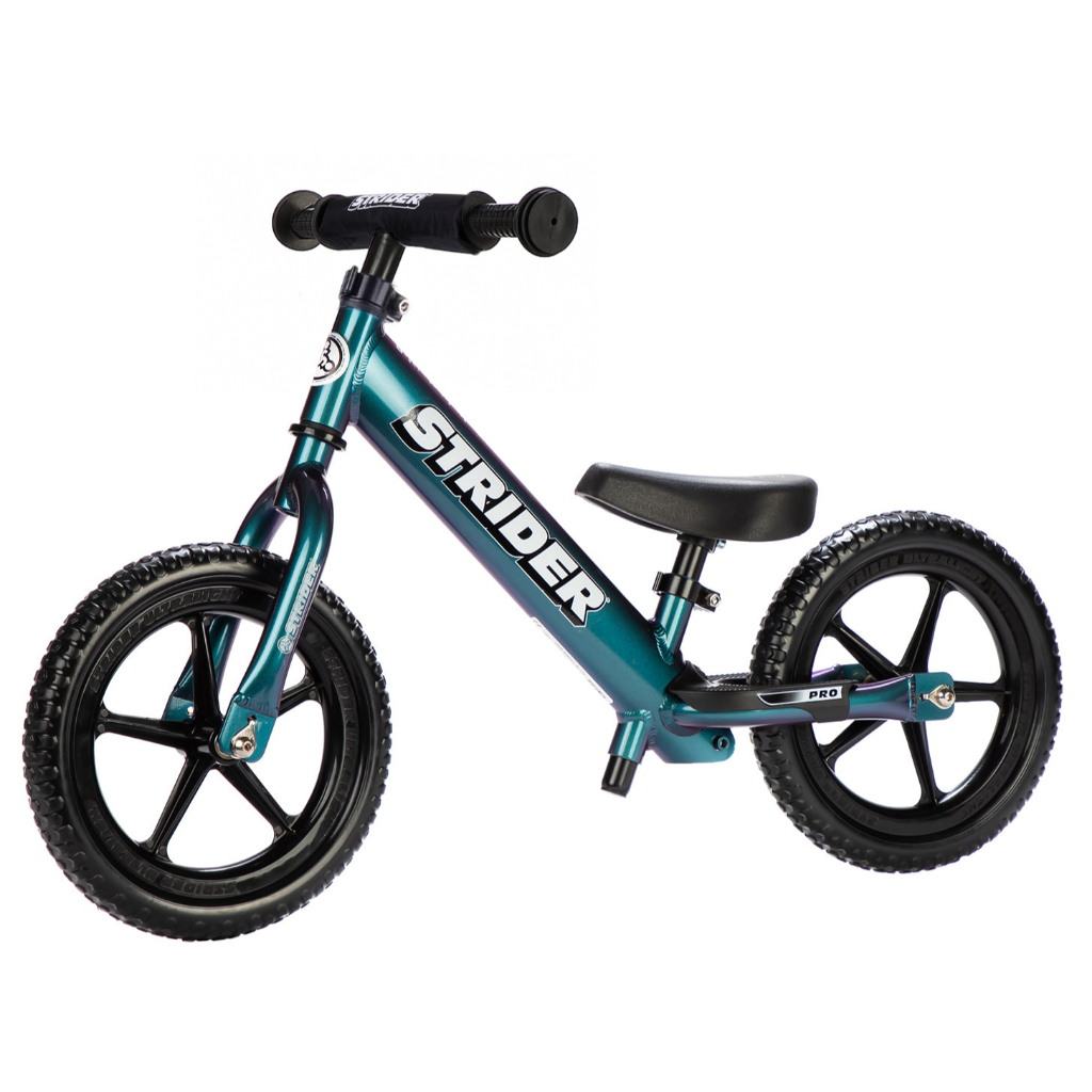 Strider Bike 12 Pro Balance Metallic Aqua Balance Bike Special Color
