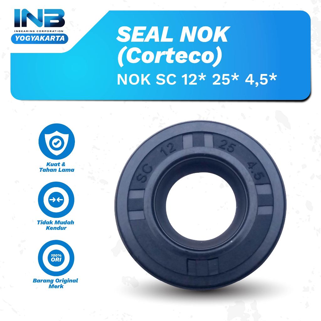 Seal Sc 12 25 4.5 Nok Seal Mesin Pompa Air SubmerSible Original Nok INB JOGJA