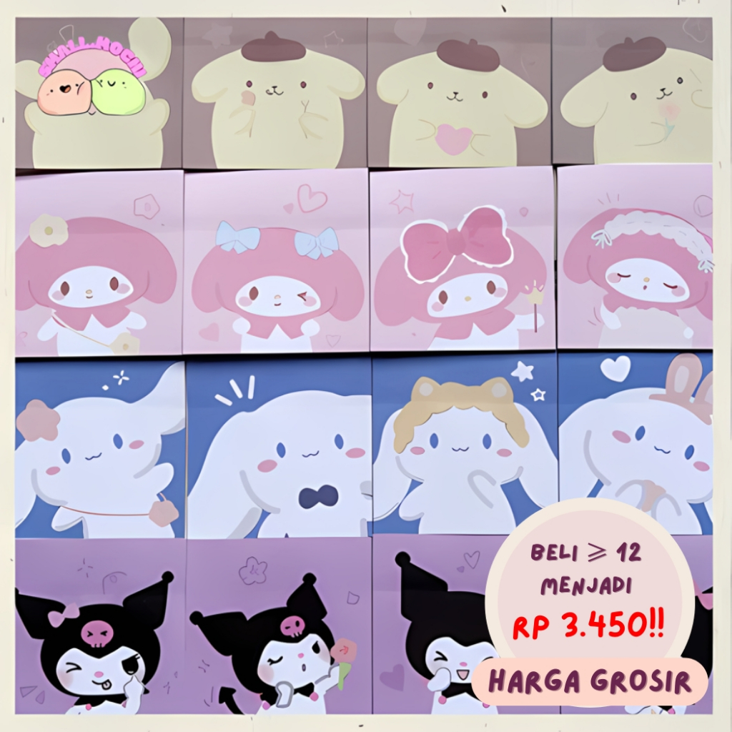 

1 Pack Sticky Notes Memopad Notepad Decor Diarybook Notebook Best Seller MP26