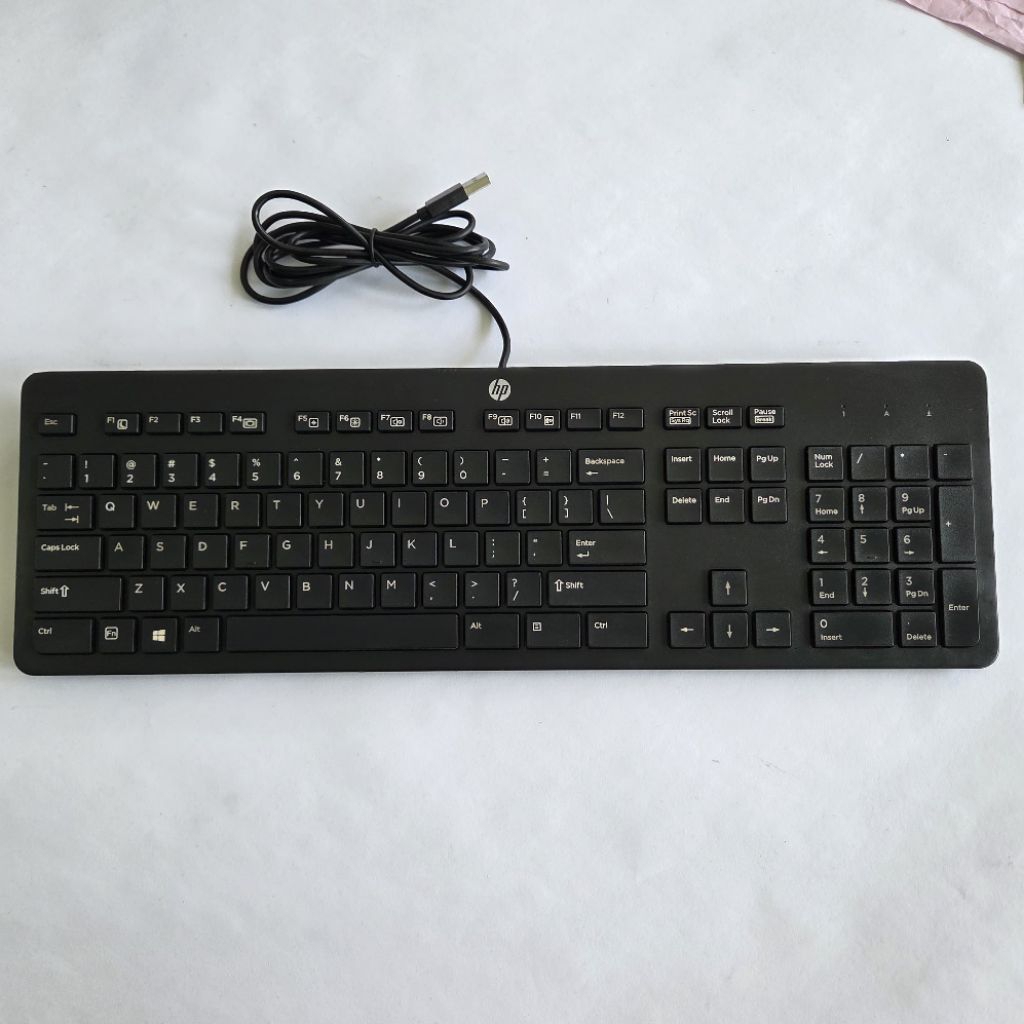 Keyboard hp slim kabel USB