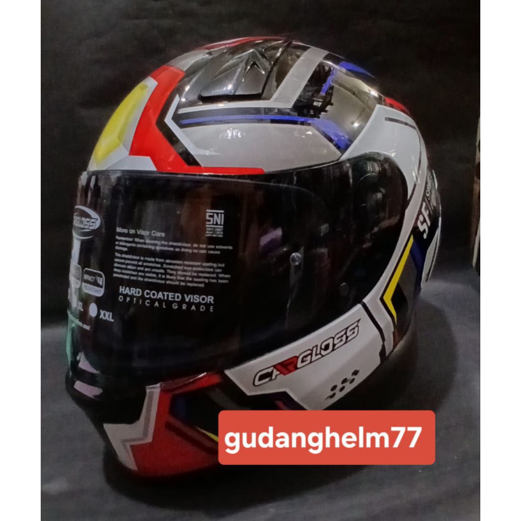 HELM CARGLOSS KRC MOTIF- HELM CARGLOSS FULL FACE