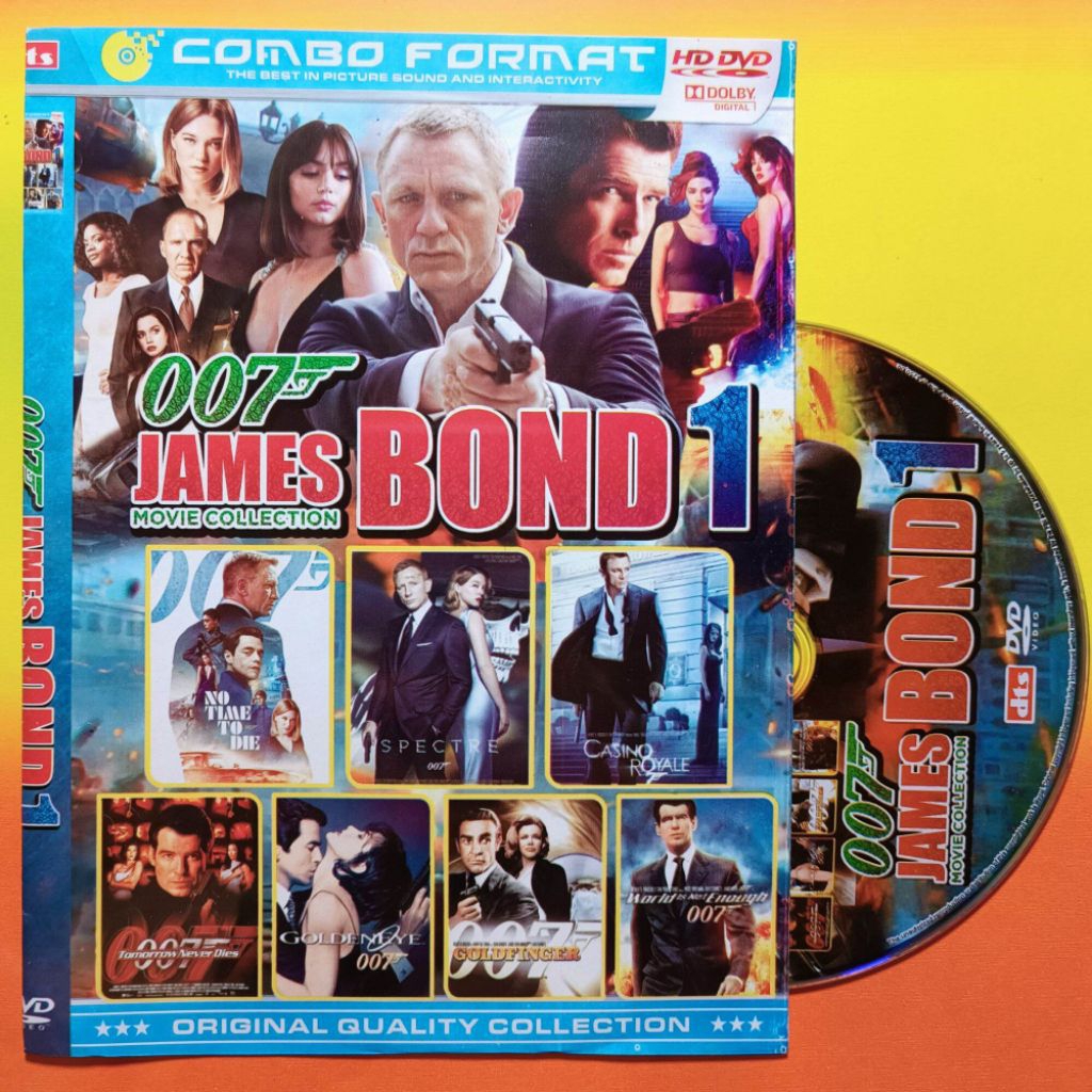 KASET DVD JAMES BOND - KASET FILEM ACTION - KASET DVD KELUARGA