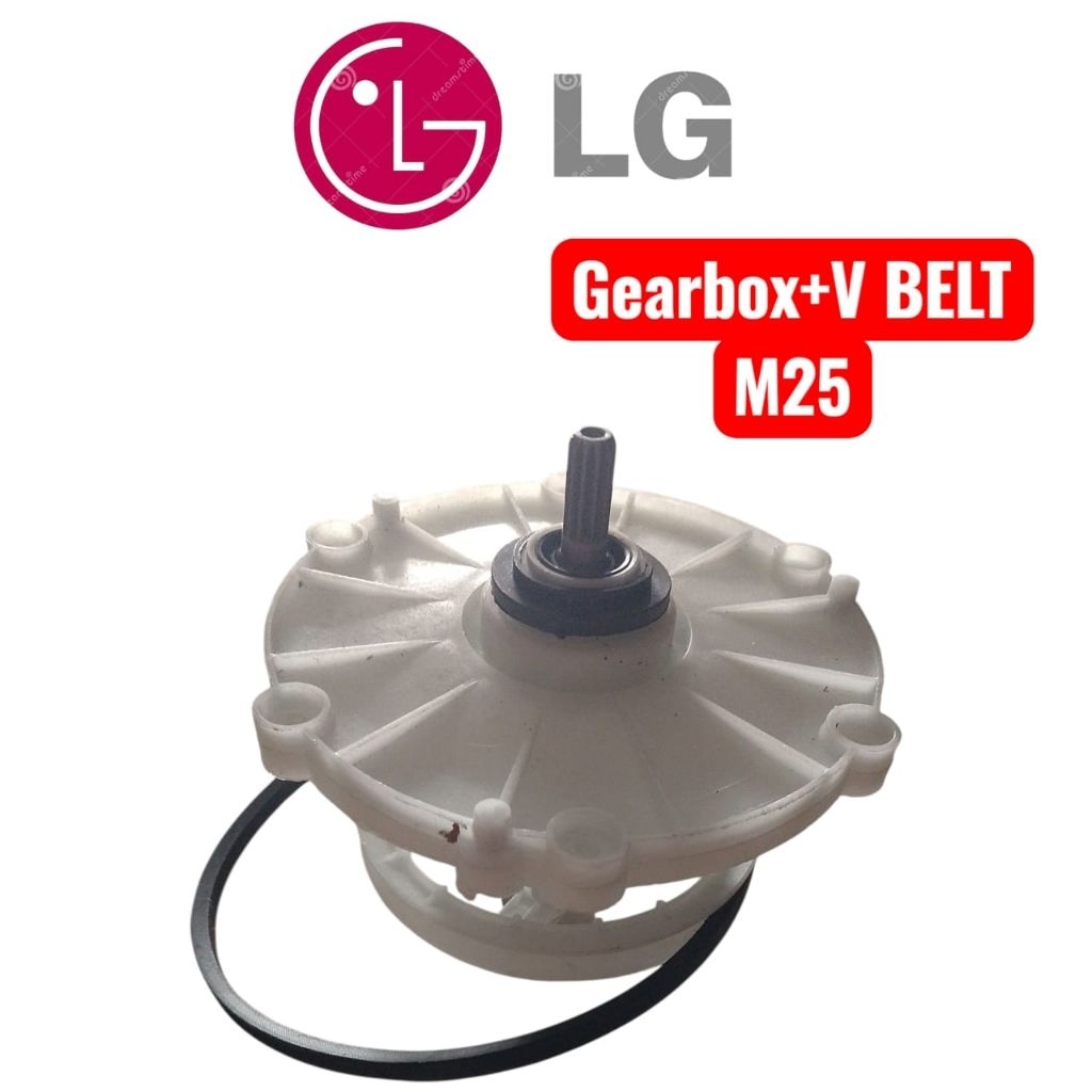 GEAR BOK GEAR BOX GIRBOK mesin cuci 2 tabung LG WP-1060 R+V belt m25