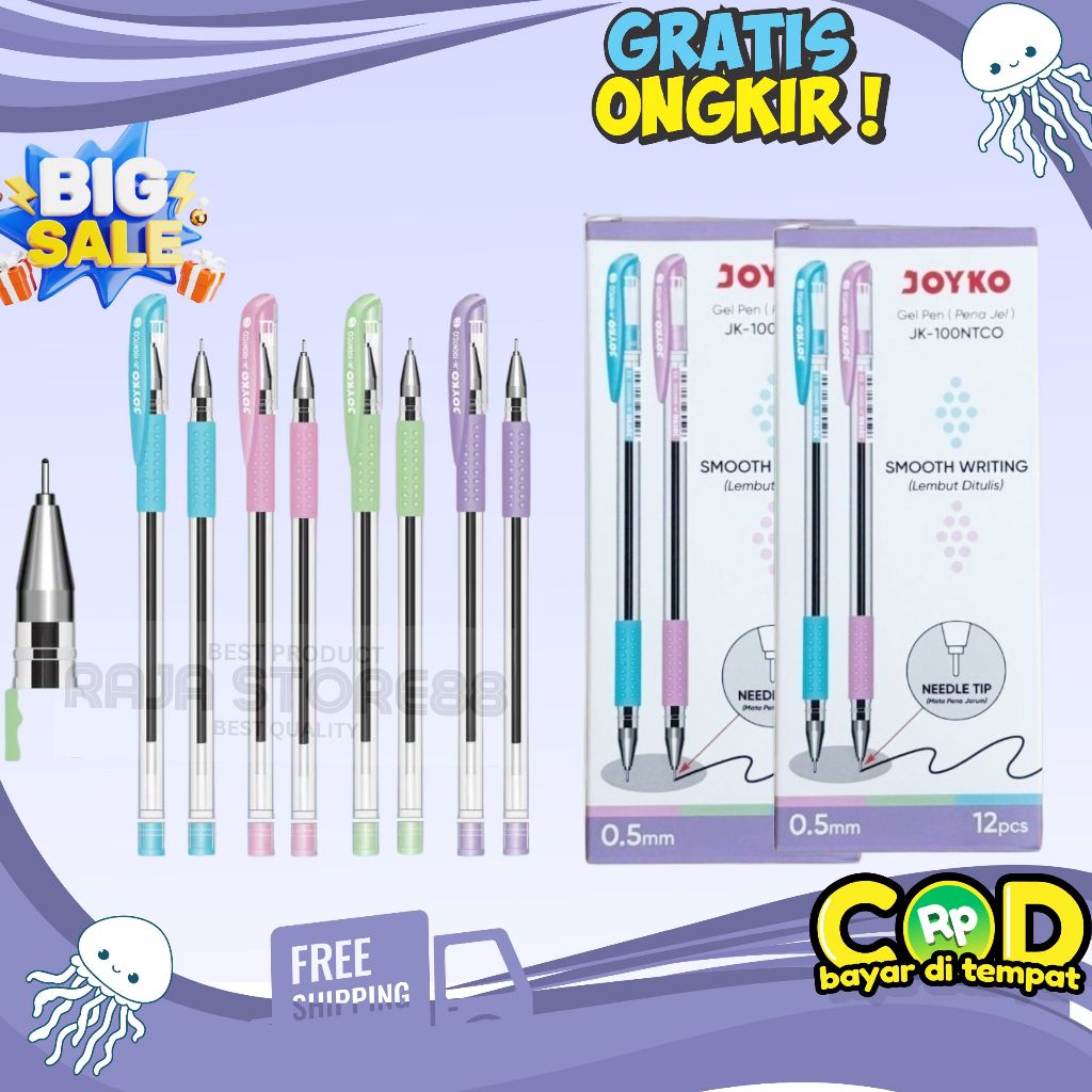 

JOYKO Gel Pen Pulpen Pena Jel JK-100NTCO